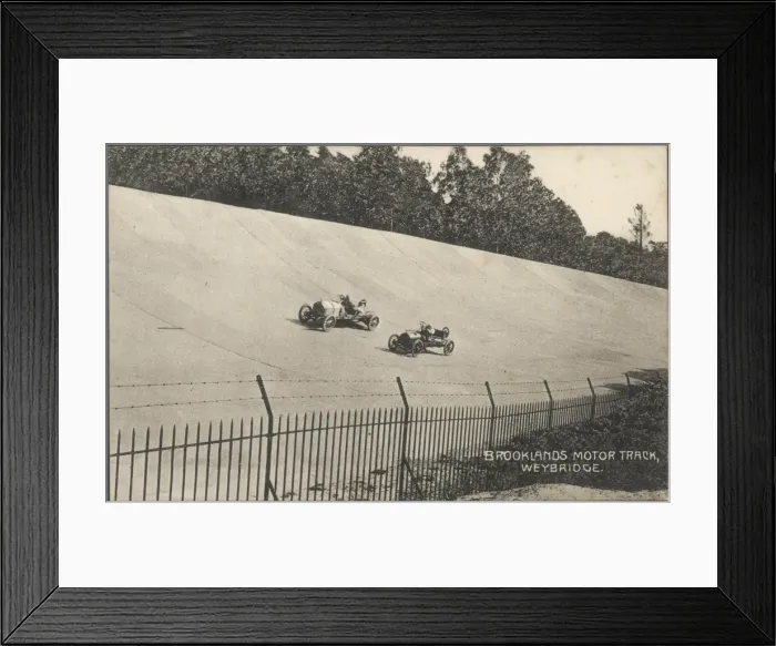 Framed Print : Racing at Brooklands Framed Print : Racing at Brooklands