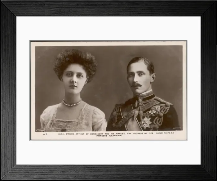Framed Print : Connaught and Fiancee Framed Print : Connaught and Fiancee