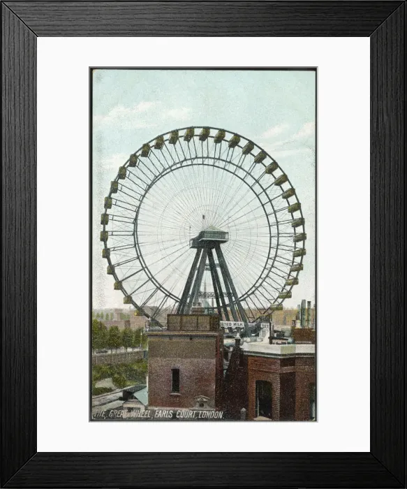 Framed Print : Earls Court Wheel Framed Print : Earls Court Wheel
