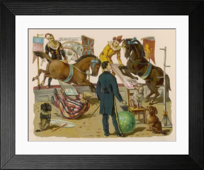 Framed Print : Circus Scrap Framed Print : Circus Scrap