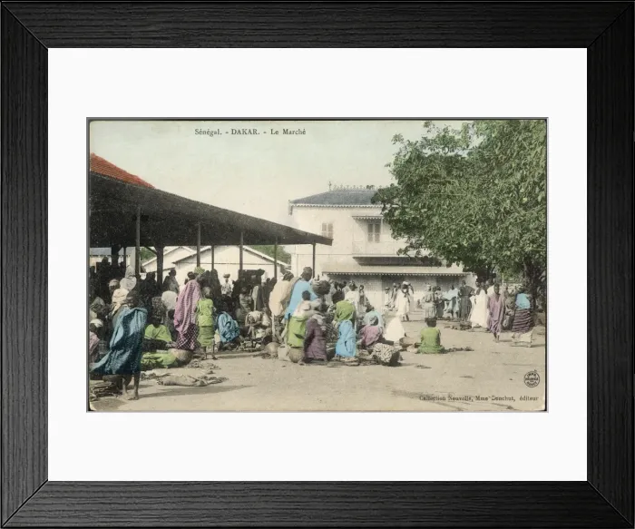 Framed Print : Street Market Dakar Framed Print : Street Market Dakar