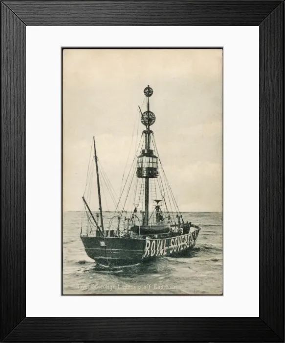 Framed Print : Eastbourne Lightship Framed Print : Eastbourne Lightship