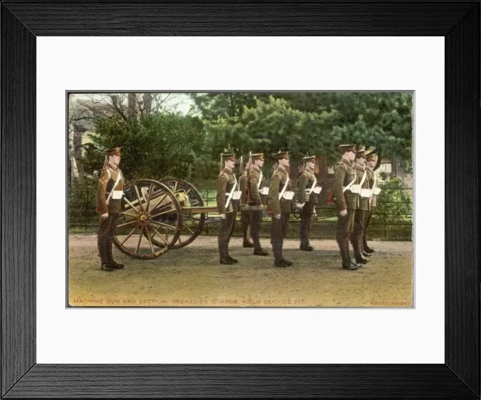 Framed Print : Machine Gun Section Framed Print : Machine Gun Section