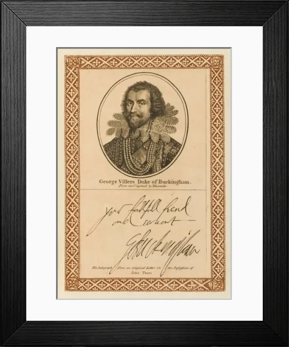 Framed Print : George Duke Buckingham Framed Print : George Duke Buckingham