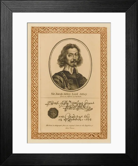Framed Print : Sor Jacob Astley Framed Print : Sor Jacob Astley