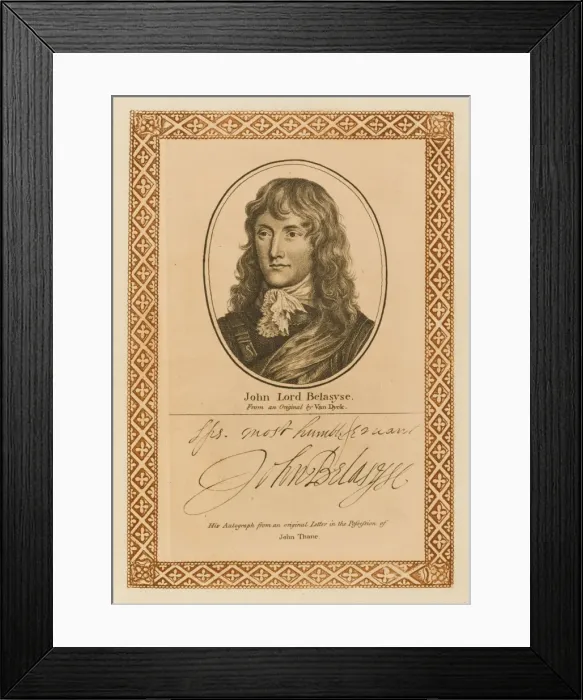 Framed Print : John Lord Belasyse Framed Print : John Lord Belasyse