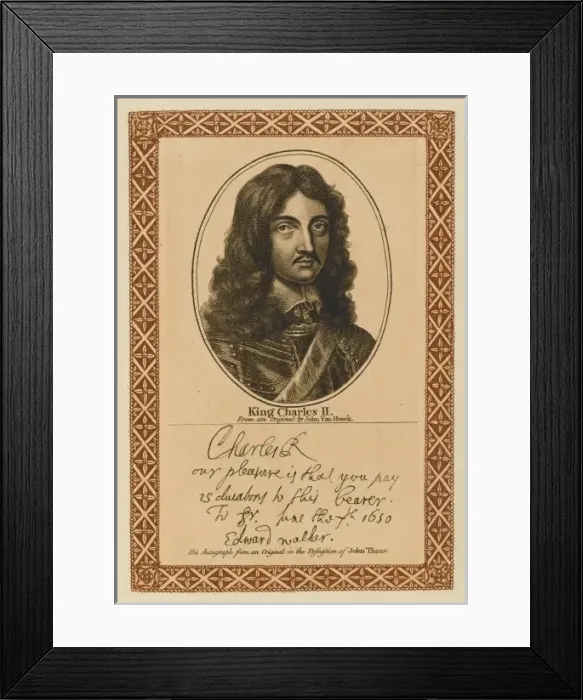 Framed Print : Charles II of England Framed Print : Charles II of England