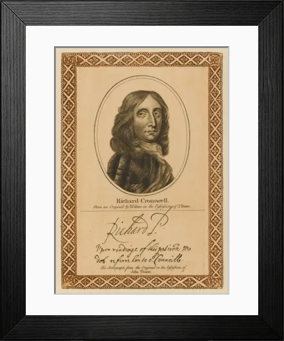 Framed Print : Richard Cromwell Framed Print : Richard Cromwell