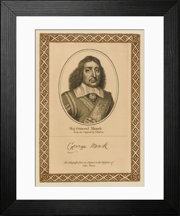 Framed Print : George Monck Framed Print : George Monck