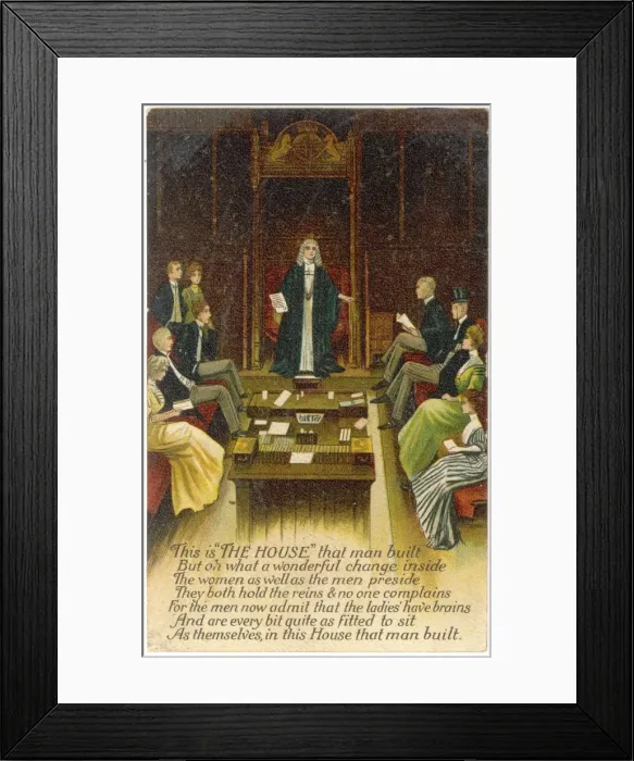 Framed Print : Women in Parliament Framed Print : Women in Parliament