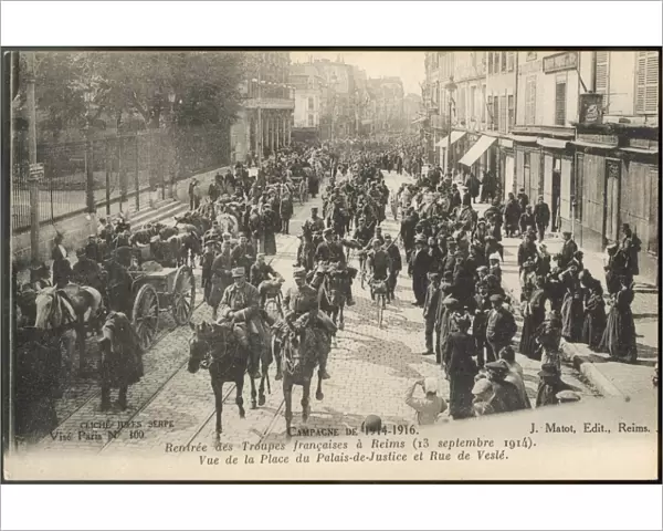 French Troops Retreat