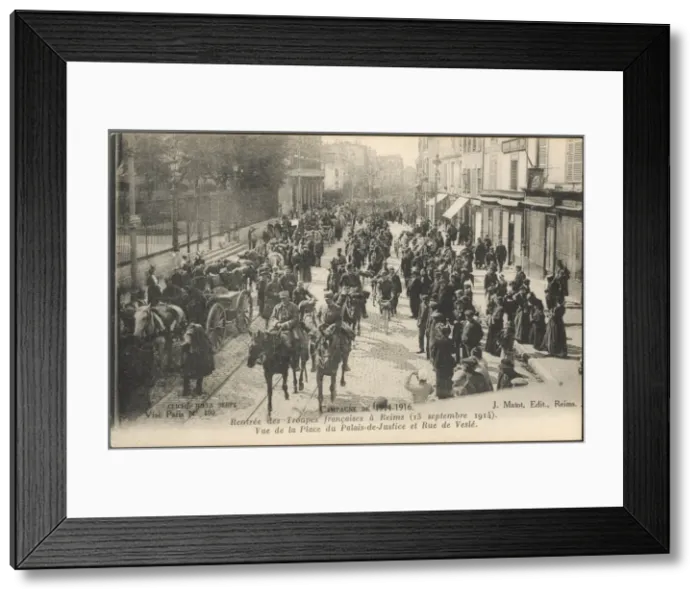 Framed Print : French Troops Retreat Framed Print : French Troops Retreat