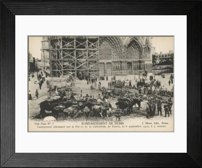 Framed Print : The Boche at Reims Framed Print : The Boche at Reims