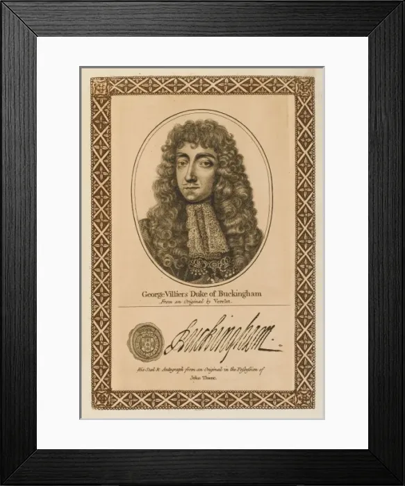 Framed Print : George Duke Buckingham Framed Print : George Duke Buckingham