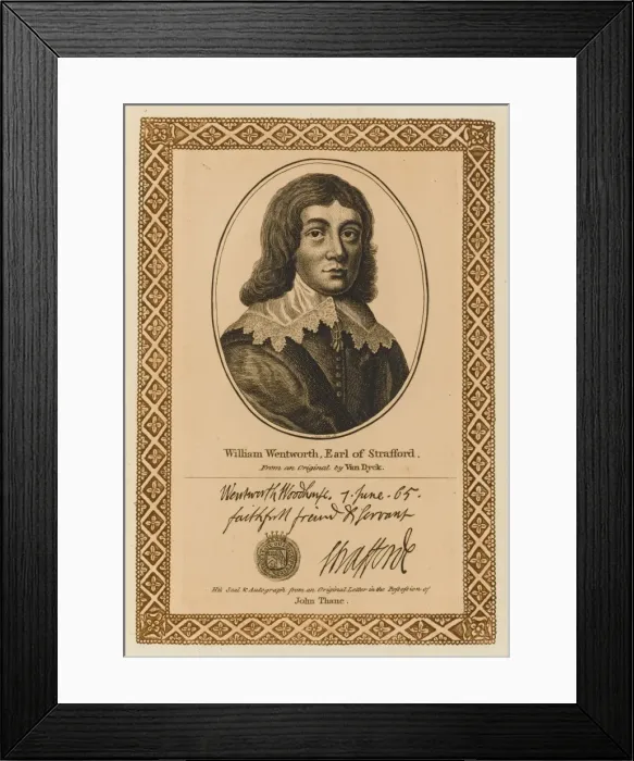 Framed Print : William Earl Strafford Framed Print : William Earl Strafford