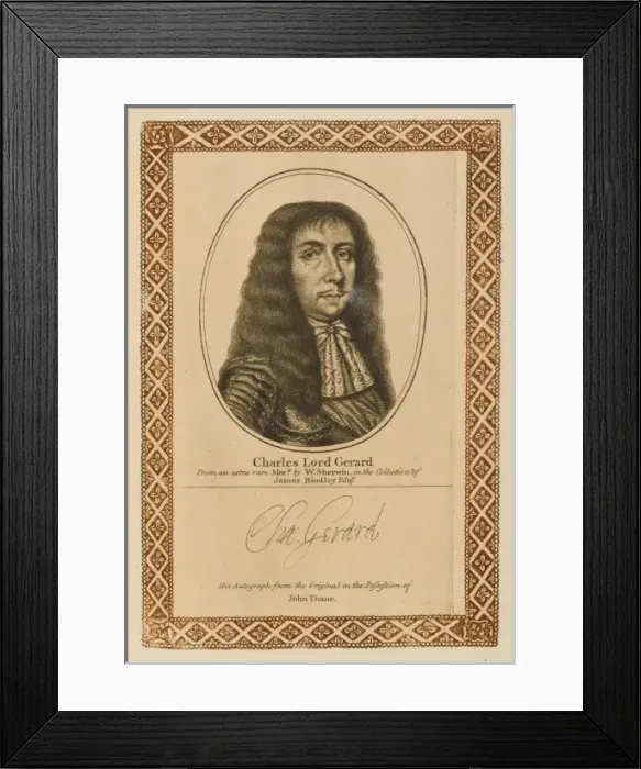 Framed Print : Chas. Earl Macclesfield Framed Print : Chas. Earl Macclesfield