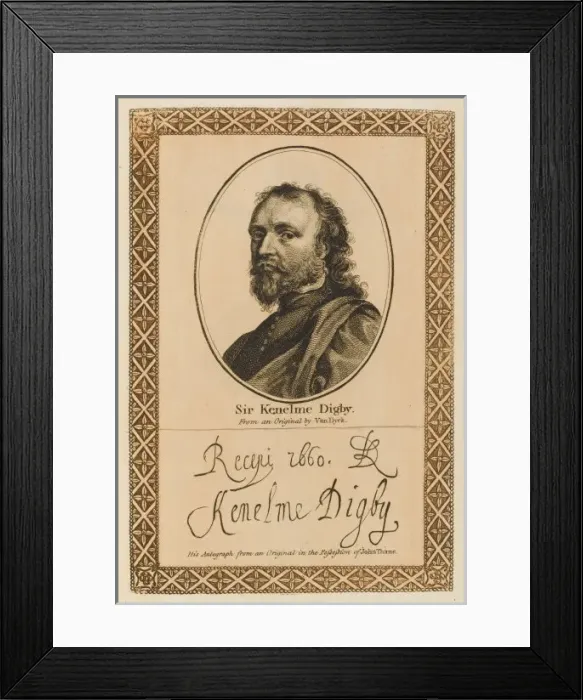 Framed Print : Kenelm Digby Framed Print : Kenelm Digby