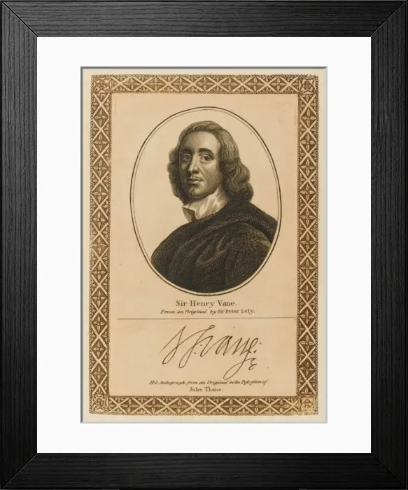 Framed Print : Sir Henry Vane Framed Print : Sir Henry Vane