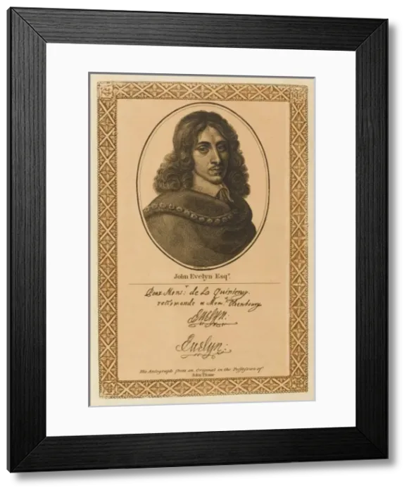 Framed Print : John Evelyn Framed Print : John Evelyn