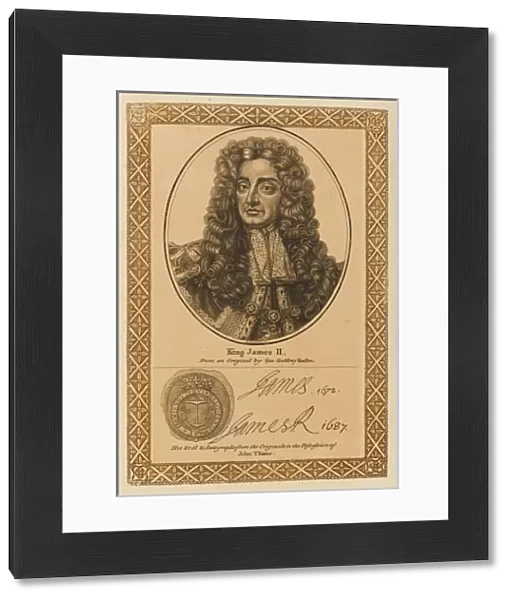 JAMES II not one of the finest ornaments of the British monarchy with his autograph