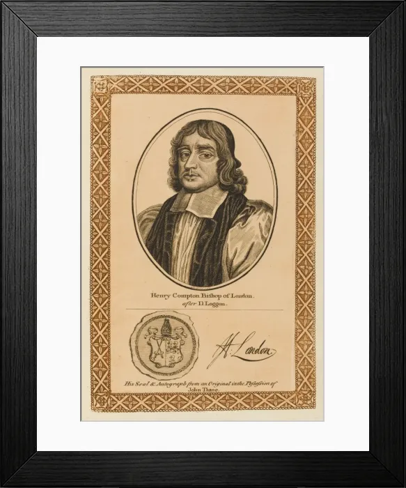 Framed Print : Henry Compton, Bishop Framed Print : Henry Compton, Bishop