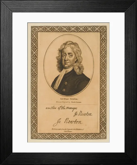 Framed Print : Isaac Newton Framed Print : Isaac Newton