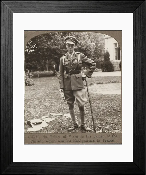 Framed Print : Prince of Wales in Wwi Framed Print : Prince of Wales in Wwi