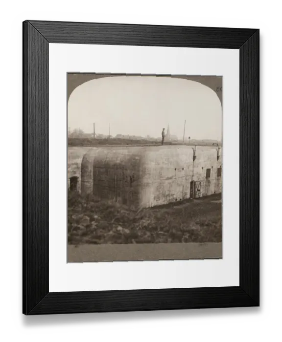 Framed Print : Dug-Out Captured Wwi Framed Print : Dug-Out Captured Wwi