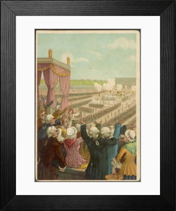 Framed Print : Fete De LA Federation Framed Print : Fete De LA Federation