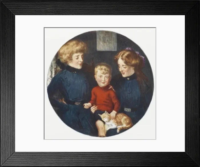 Framed Print : Australian Family Framed Print : Australian Family
