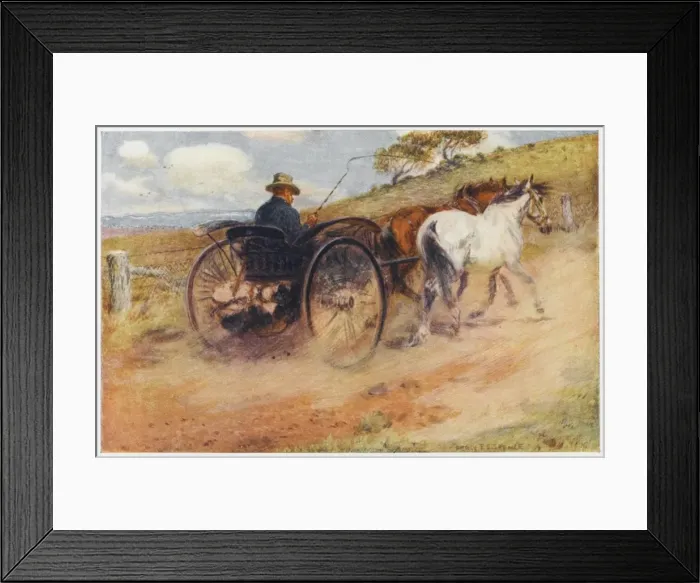 Framed Print : Australian Mail-Cart Framed Print : Australian Mail-Cart