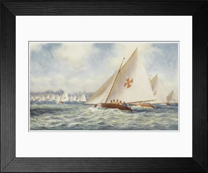 Framed Print : Yachting, Australia Framed Print : Yachting, Australia