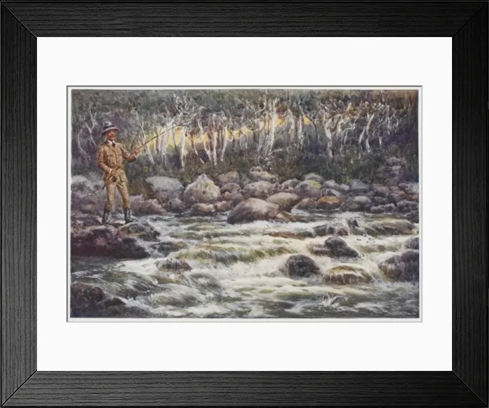 Framed Print : Fishing in Australia Framed Print : Fishing in Australia