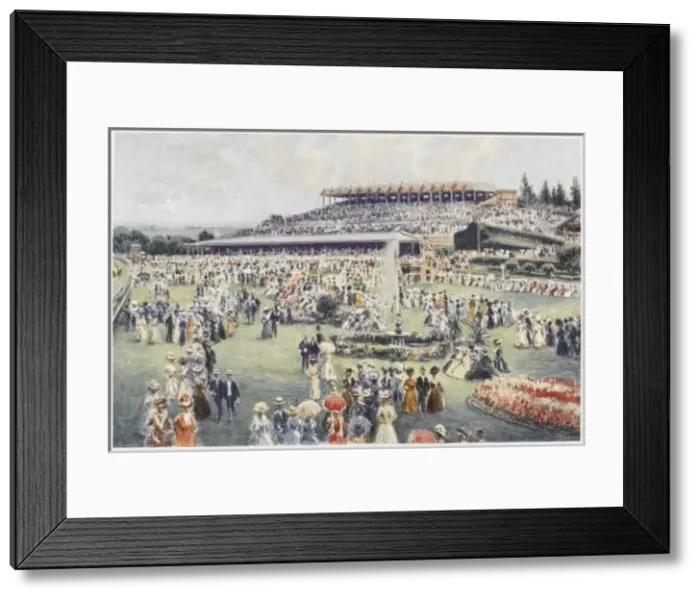 Framed Print : Melbourne Race Course Framed Print : Melbourne Race Course