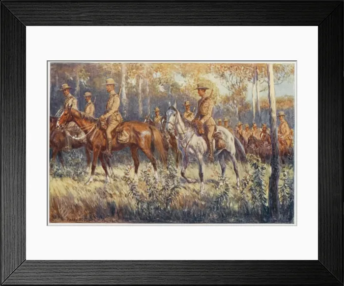 Framed Print : Australian Soldiers Framed Print : Australian Soldiers