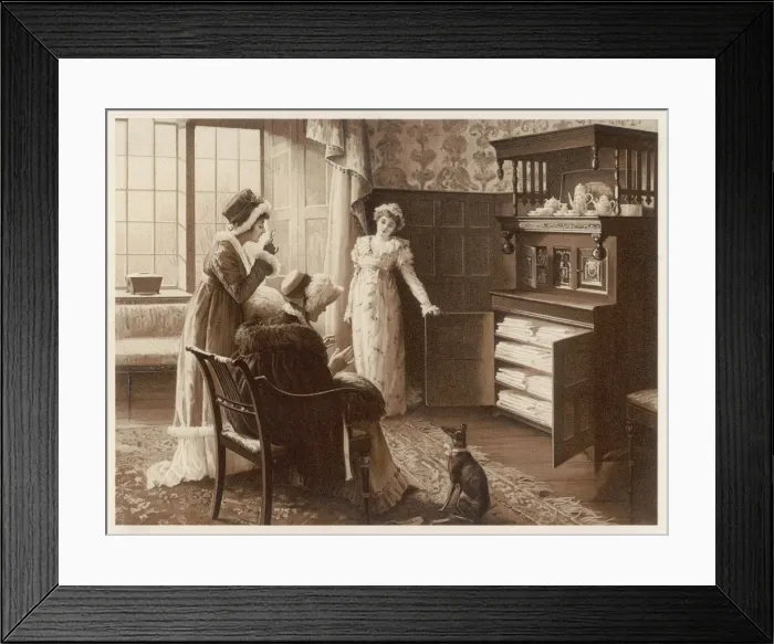 Framed Print : Dowry Chest Framed Print : Dowry Chest