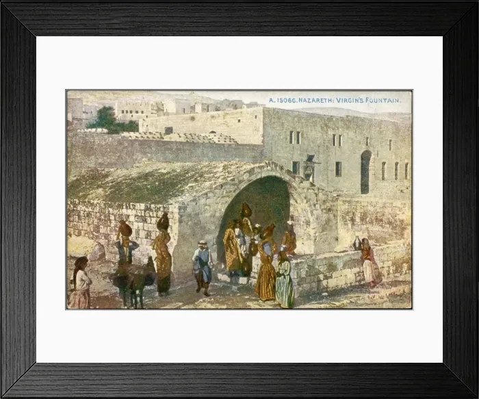 Framed Print : Nazareth Fountain