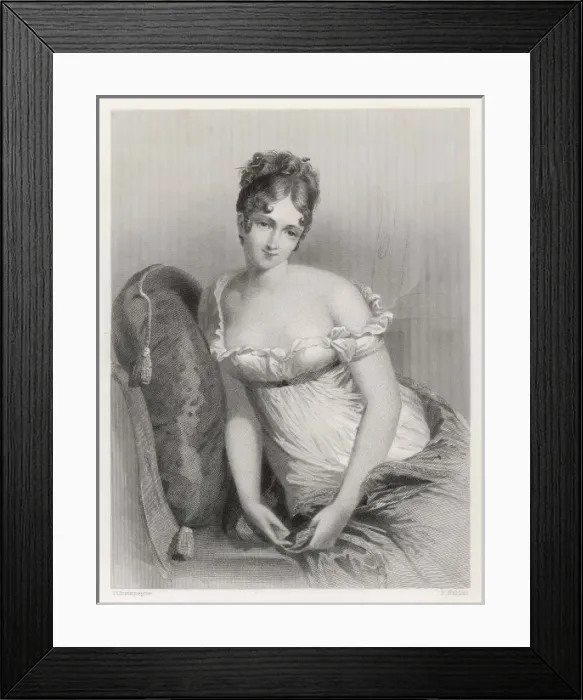 Framed Print : Mme Recamier Framed Print : Mme Recamier
