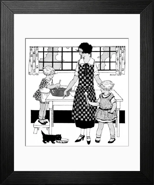 Framed Print : Daughter Stirs Framed Print : Daughter Stirs
