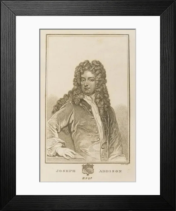 Framed Print : Joseph Addison Framed Print : Joseph Addison
