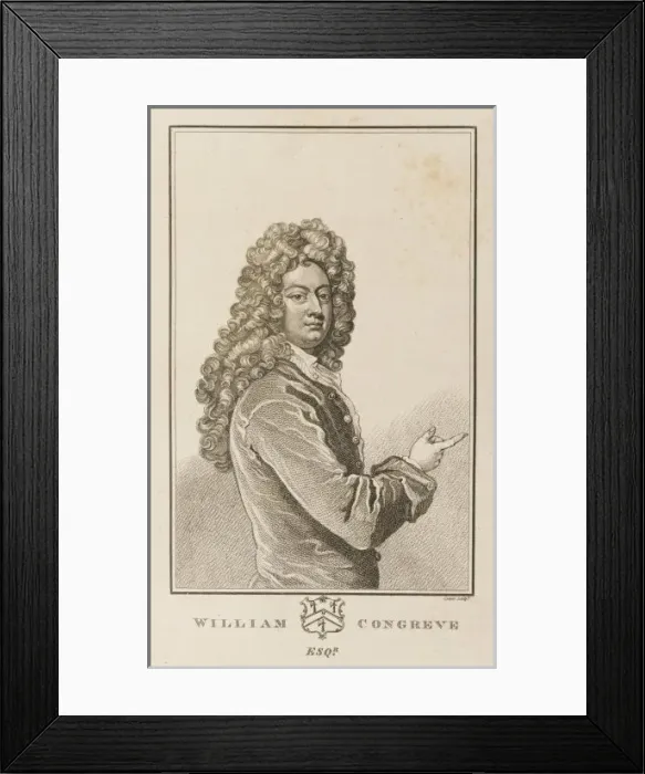 Framed Print : William Congreve Framed Print : William Congreve