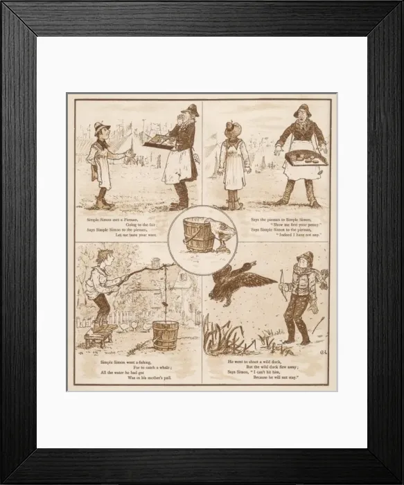 Framed Print : Simple Simon / Andre Framed Print : Simple Simon / Andre