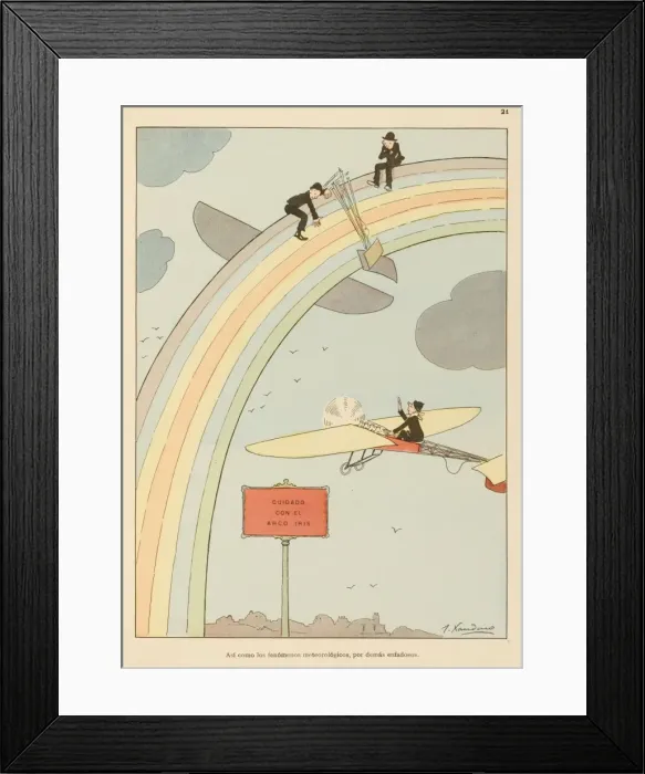 Framed Print : Flying to Rainbow Framed Print : Flying to Rainbow