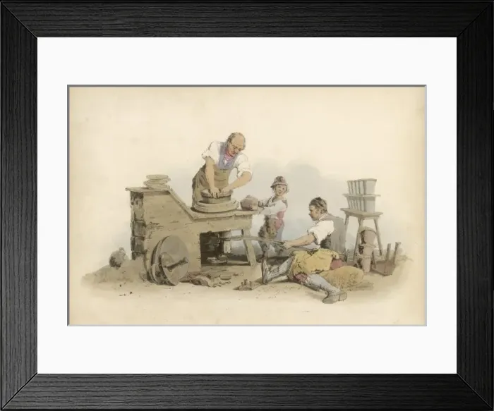 Framed Print : Pyne - Pottery Framed Print : Pyne - Pottery