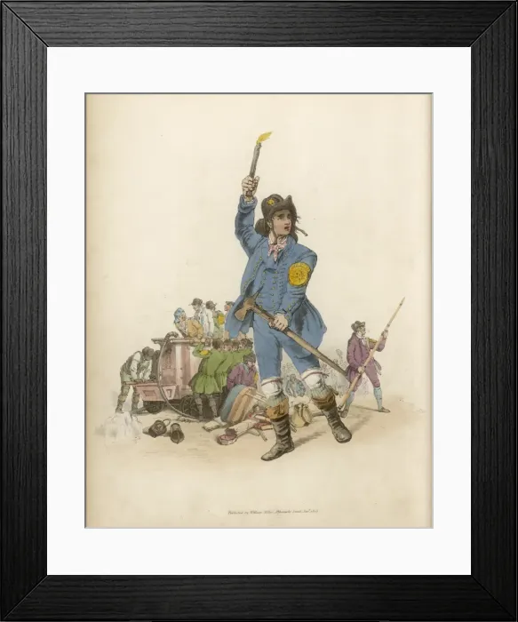 Framed Print : Pyne - Fireman Framed Print : Pyne - Fireman