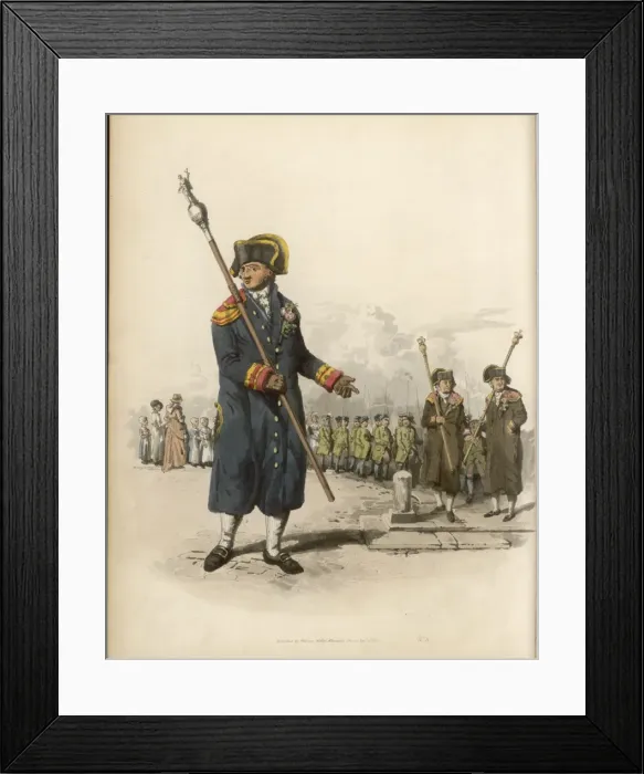 Framed Print : Pyne - Parish Beadle Framed Print : Pyne - Parish Beadle