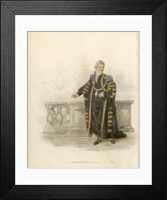 Framed Print : Pyne - Lord Mayor Framed Print : Pyne - Lord Mayor