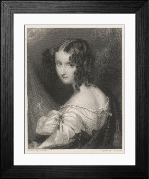 Framed Print : Eliz. Ctess. Harrington Framed Print : Eliz. Ctess. Harrington