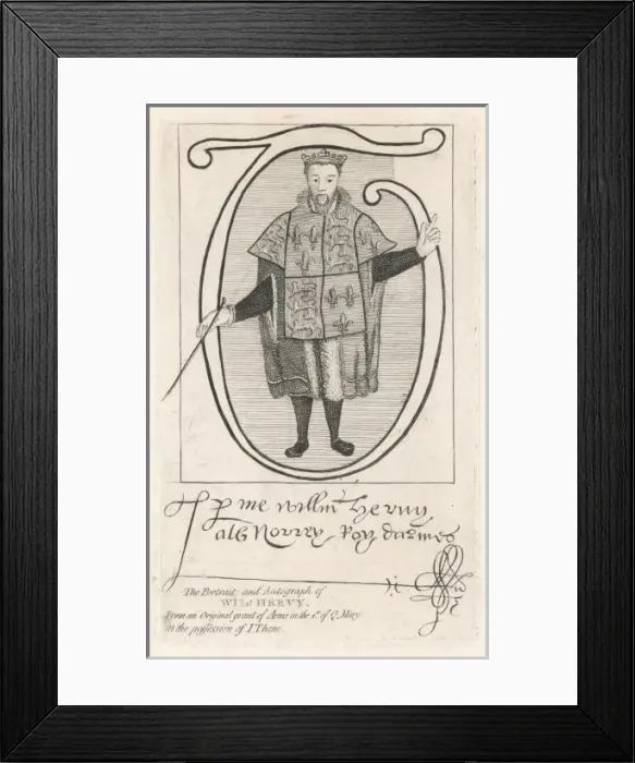 Framed Print : William Harvey, Herald Framed Print : William Harvey, Herald