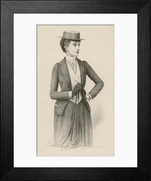 Framed Print : Horsewoman 1892 Framed Print : Horsewoman 1892